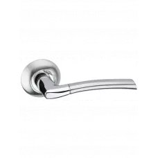 Дверная ручка на круглой розетке ADDEN BAU Slim A128 Chrome хром
