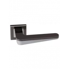 Дверная ручка на квадратной розетке ADDEN BAU ESPADA Q321 BLACK NICKEL / CHROME черный никель / хром