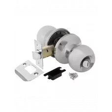 Ручка Ajax (Аякс) защелка DK682 CP-BK (6082 CP-B) (фик.) хром