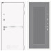 Входная дверь Лайн WHITE 30 - Серый рельеф софт