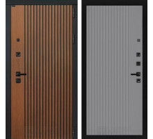 Входная дверь STORM 29 - Серый рельеф софт
