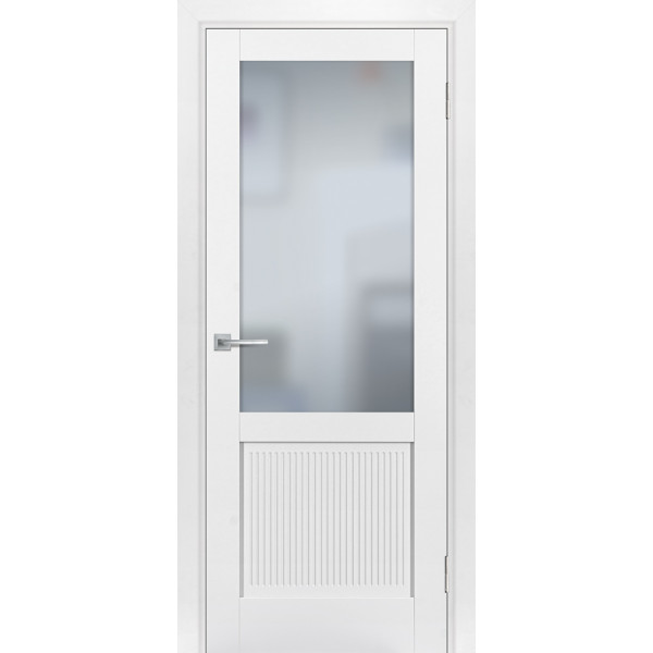 Дверь PSE-27 Белоснежный со стеклом