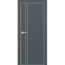 Дверь PX-20 AL кромка с 4-х ст. Графит матовый