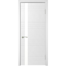 Межкомнатная дверь Скай-6 белая эмаль ДО белое